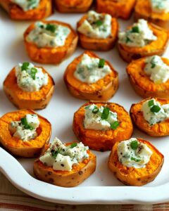 Sweet Potato Bites with Feta Recipe