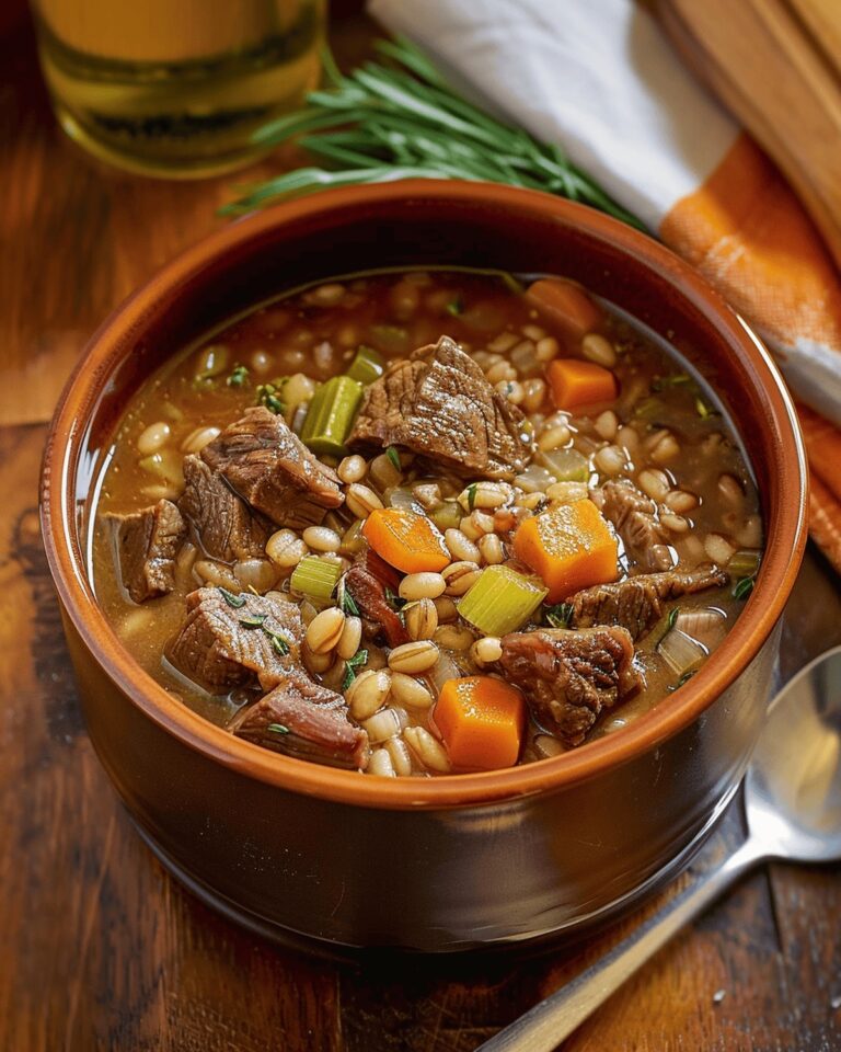 Hearty Beef Barley Stew Recipe