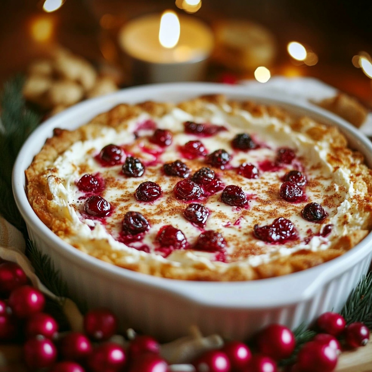 Tangy Baked Cream Cheese Cranberry Dip Recipe