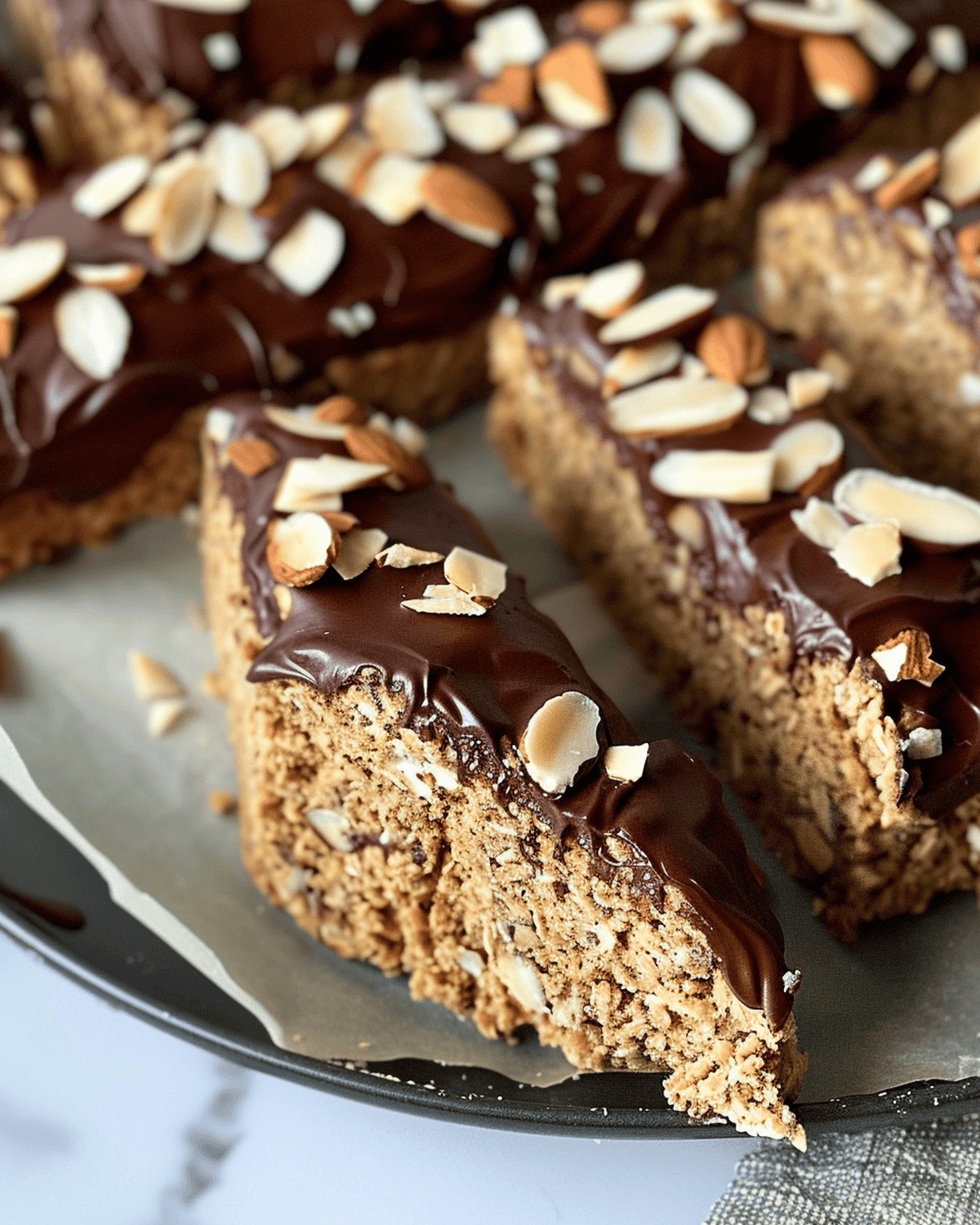 Crispy Chocolate-Dipped Almond Biscotti Recipe