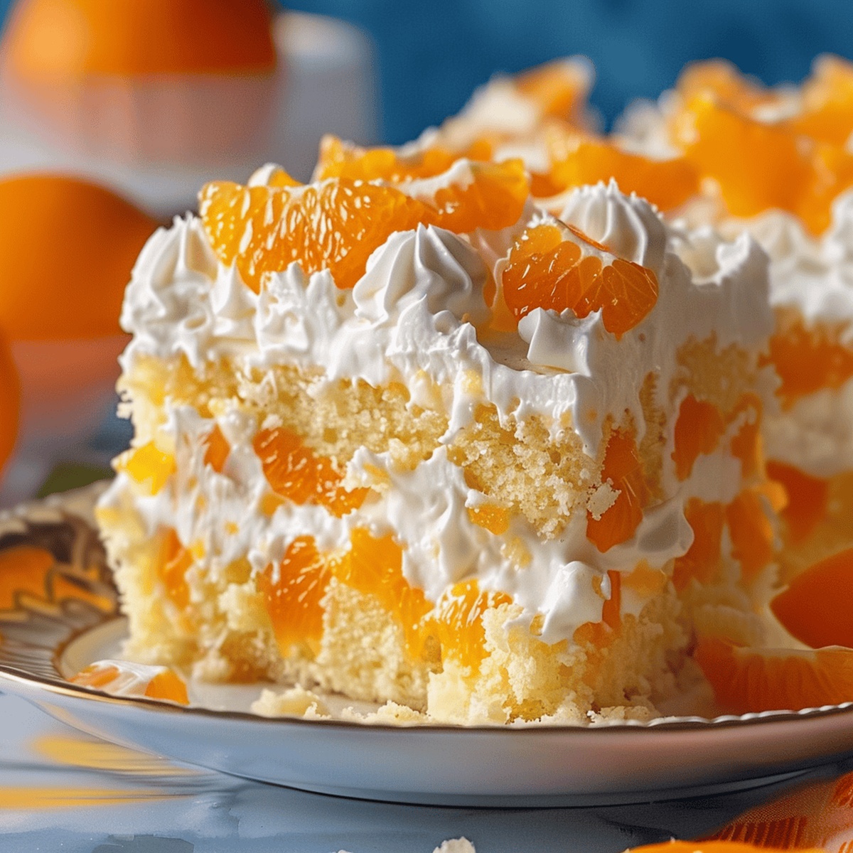 Orange Crush Poke Cake Recipe
