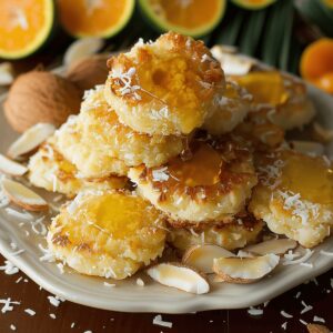 Pineapple Coconut Thumbprint Cookies Recipe