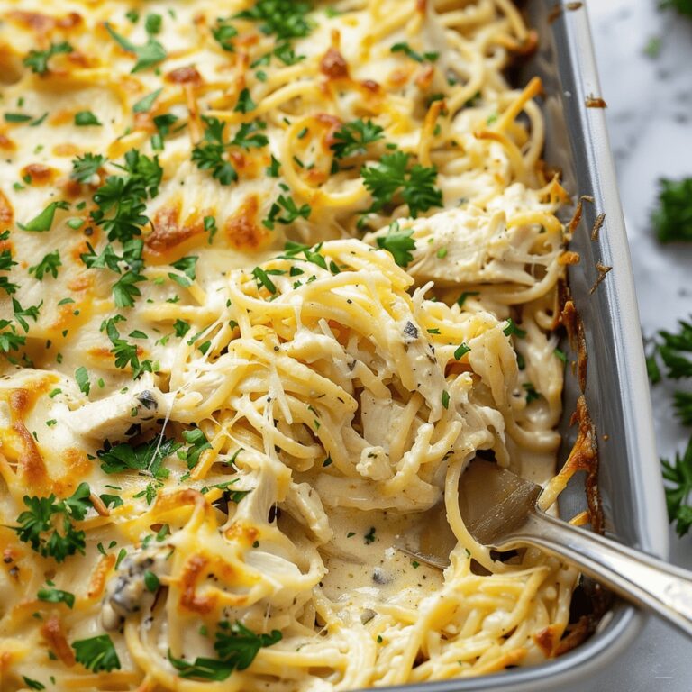 Creamy Chicken Tetrazzini Recipe
