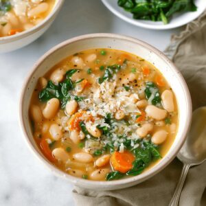 Mediterranean White Bean Soup Recipe