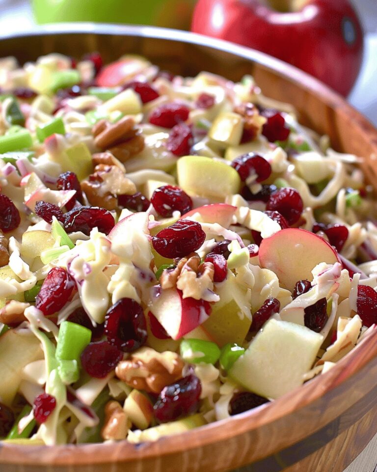 Apple Cranberry Coleslaw Recipe