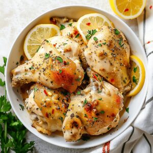 Lemon Chicken Thighs Recipe