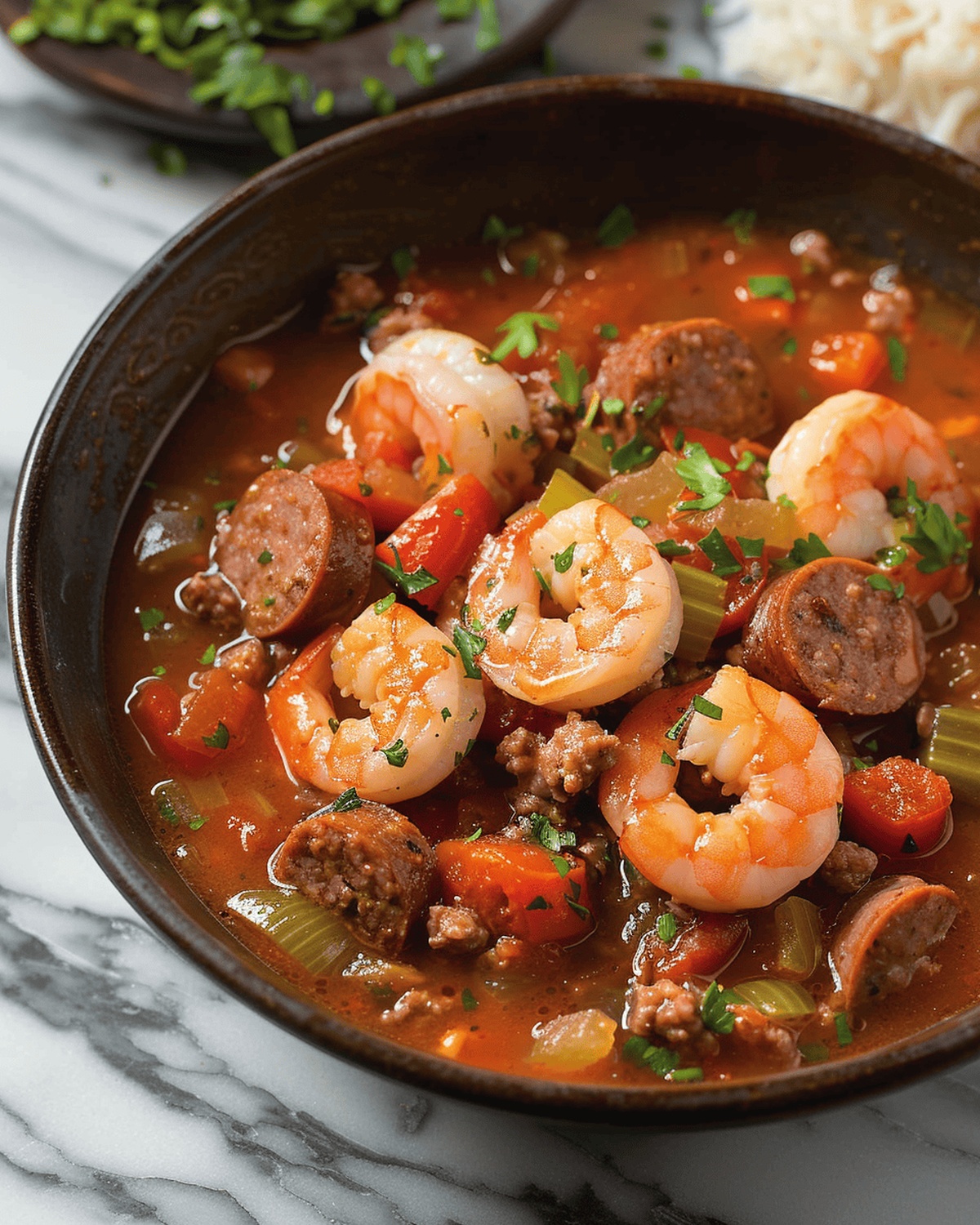 Hearty Shrimp and Sausage Stew Recipe