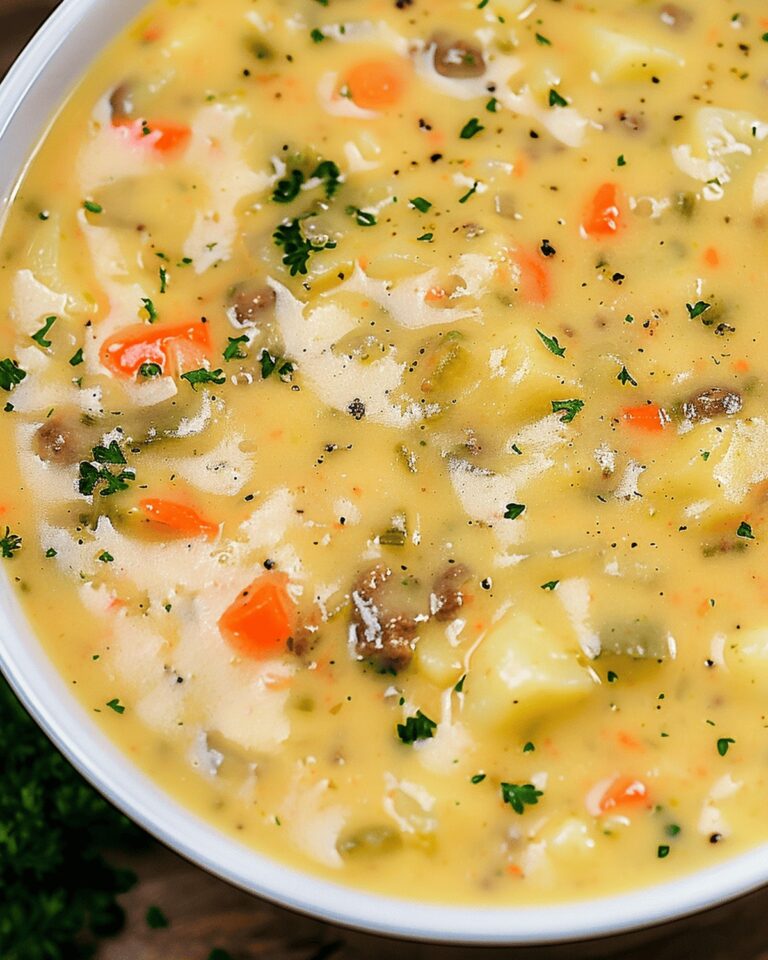 Crock Pot Cheeseburger Soup Recipe