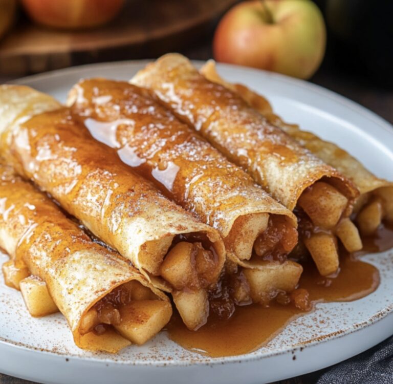 Crispy Air Fryer Apple Pie Taquitos Recipe