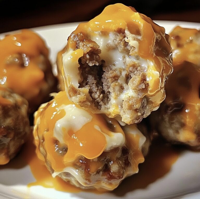Cheesy Rotel Cream Cheese Sausage Balls Recipe