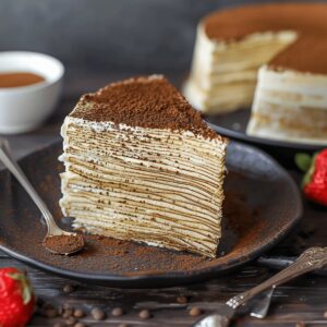 Tiramisu Crepe Cake Recipe