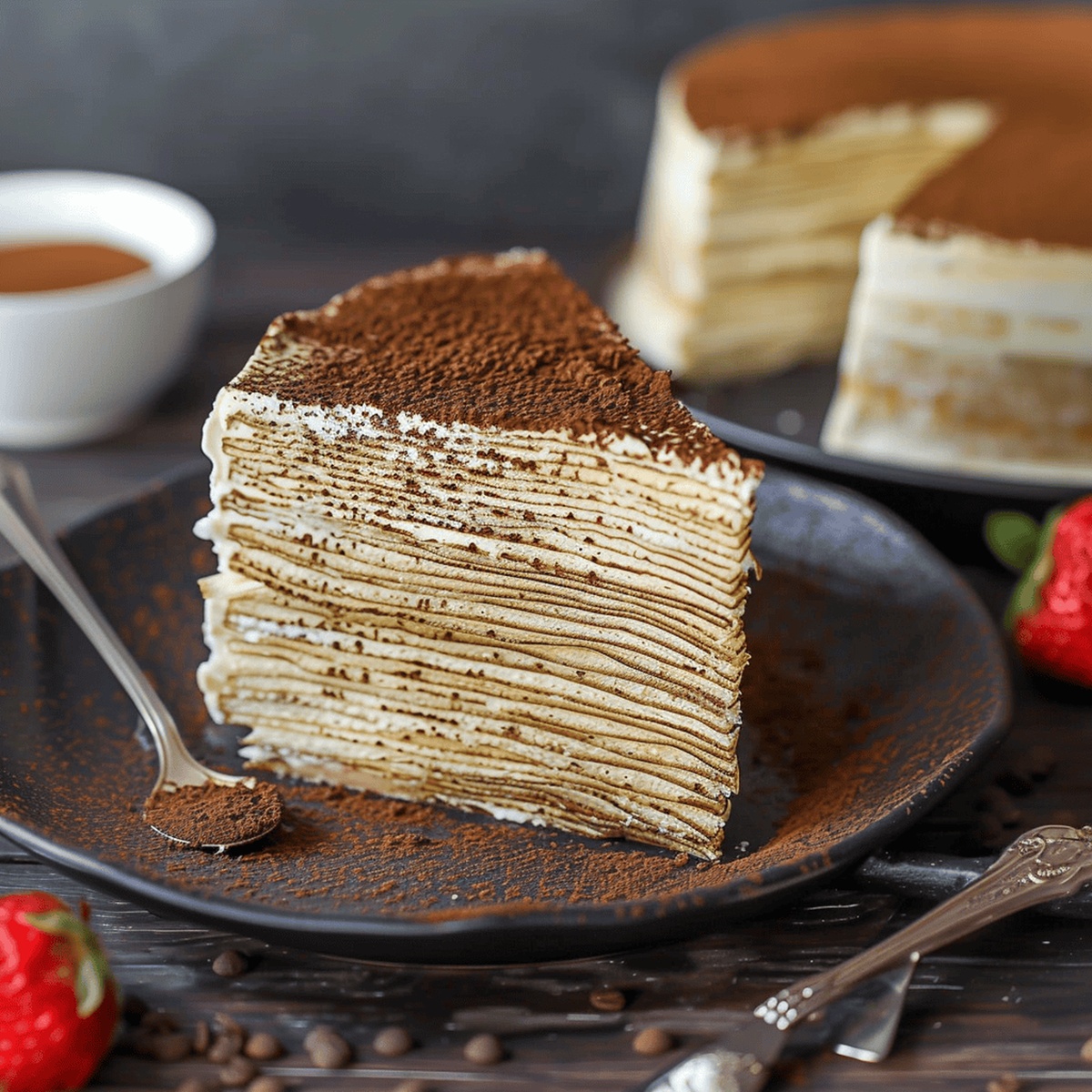 Tiramisu Crepe Cake Recipe