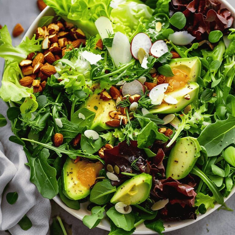 Garden Fresh Mixed Greens Salad Recipe
