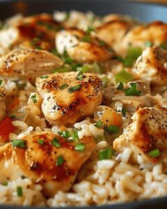 Warm Chicken and Rice Casserole Recipe