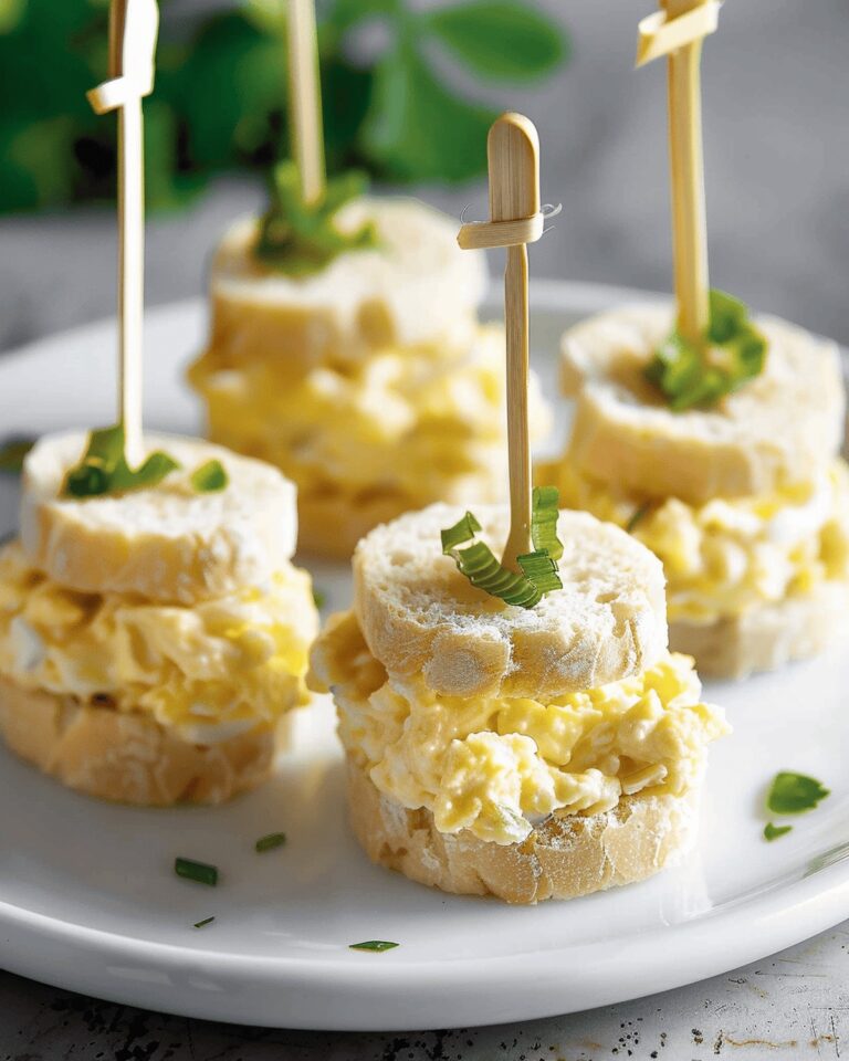 Easy Egg Salad Tea Sandwiches Recipe