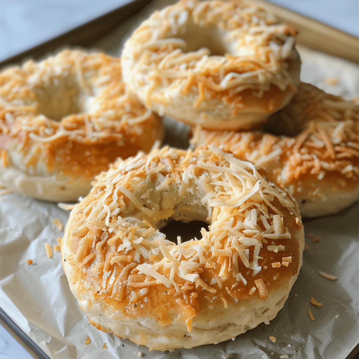 Asiago Cheese Bagels Recipe