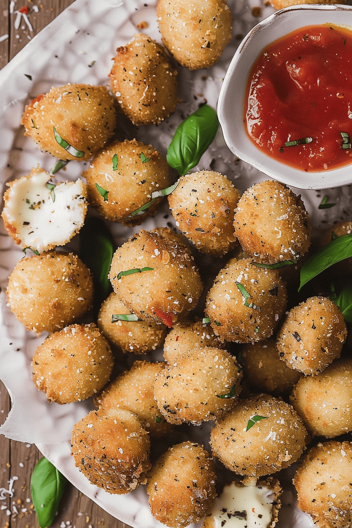 Crispy Fried Mozzarella Balls Recipe