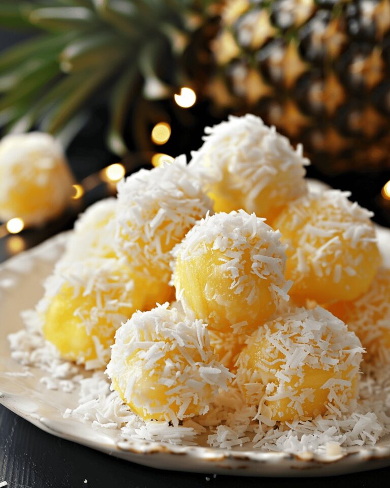 Tropical Pineapple Coconut Bliss Bites Recipe
