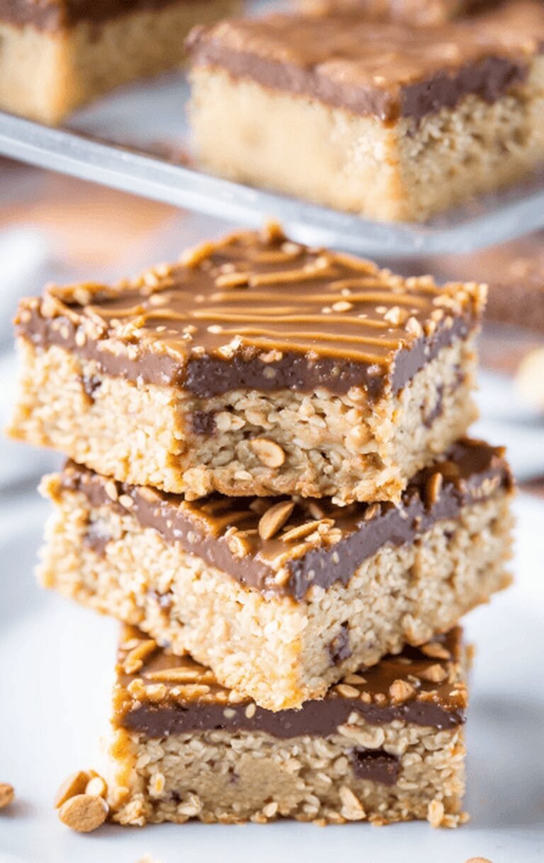 Peanut Butter Oatmeal Bars Recipe