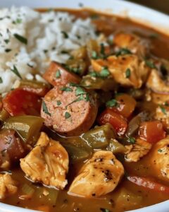 Hearty Cajun Style Chicken and Sausage Stew Recipe