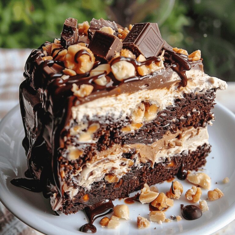 Snickers Poke Cake Recipe