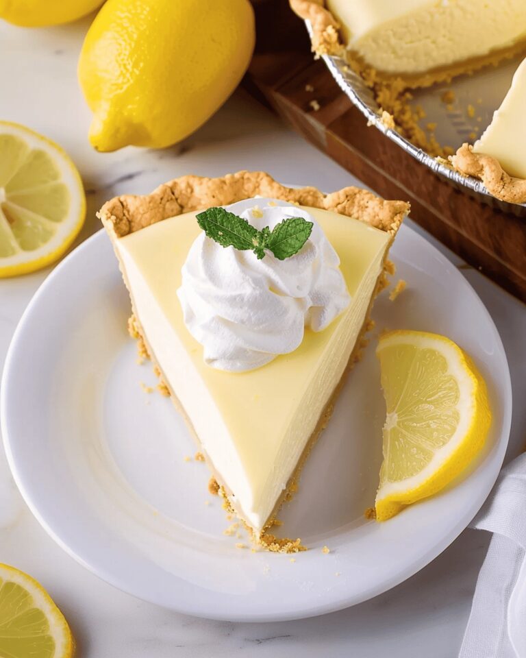 Silky Lemon Dream No-Bake Pie Recipe
