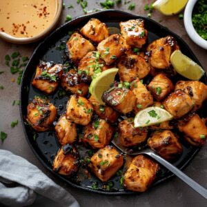 Air Fryer Bang Bang Salmon Bites Recipe