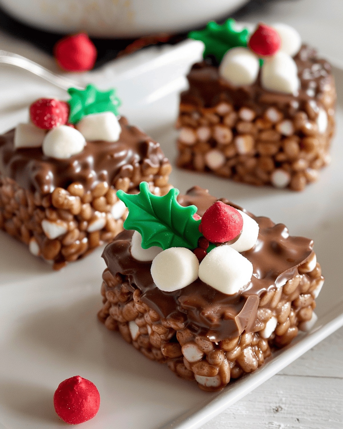 Festive Rice Krispie Holiday Treats Recipe