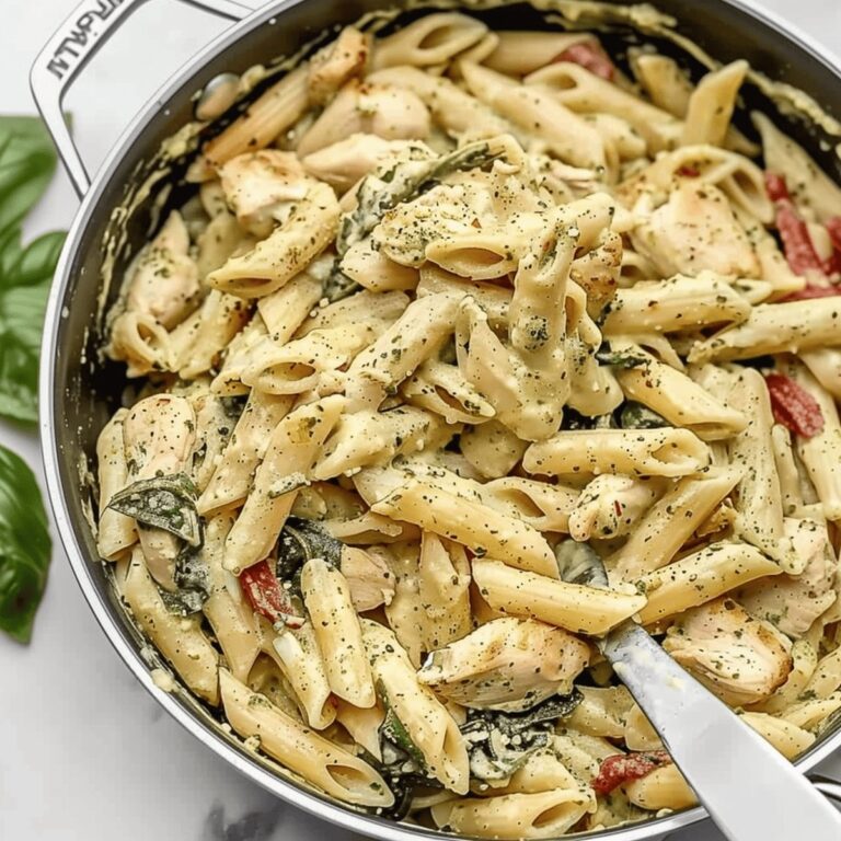 Creamy Pesto Chicken Pasta Recipe