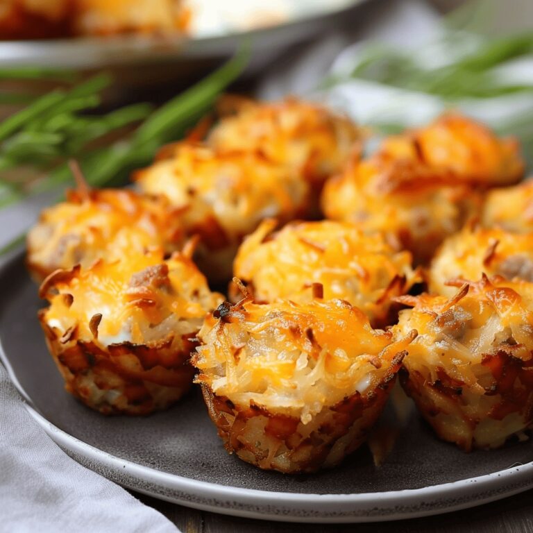 Cheesy Sausage and Hashbrown Cups Recipe