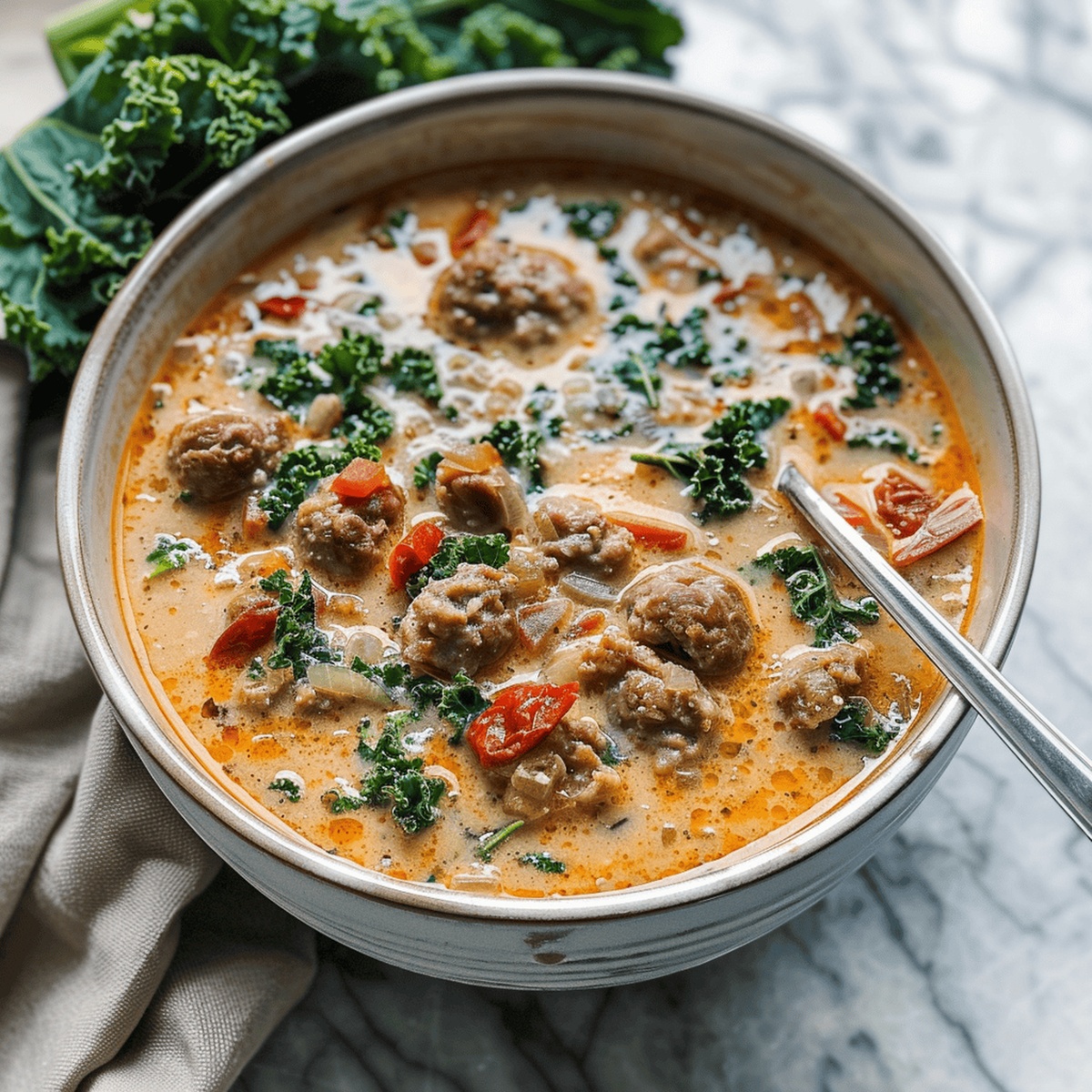 Instant Pot Keto Tuscan Soup Recipe