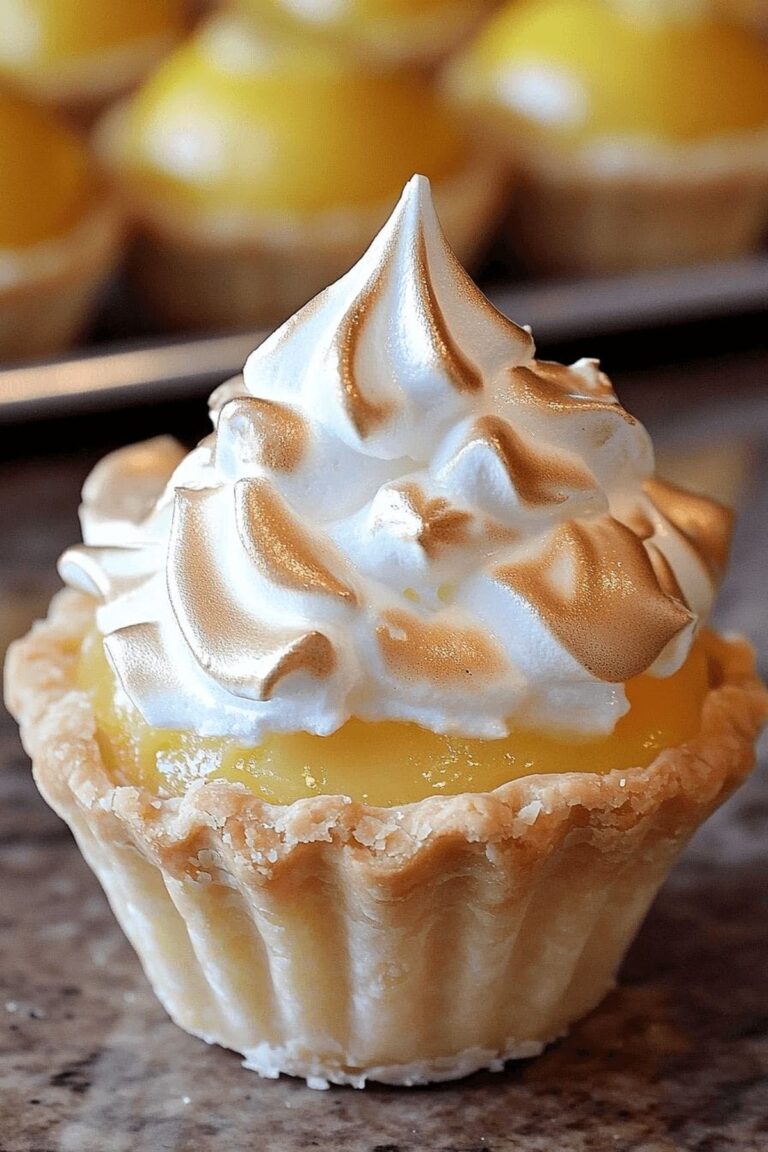 Sweet Lemon Meringue Pie Bites Recipe