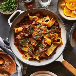 Short Rib Rag with Orange-Parsley Gremolata Recipe