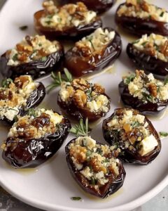 Honey Roasted Stuffed Dates Recipe
