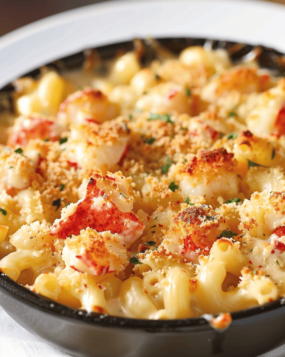 Rustic Lobster Pasta Bake Recipe