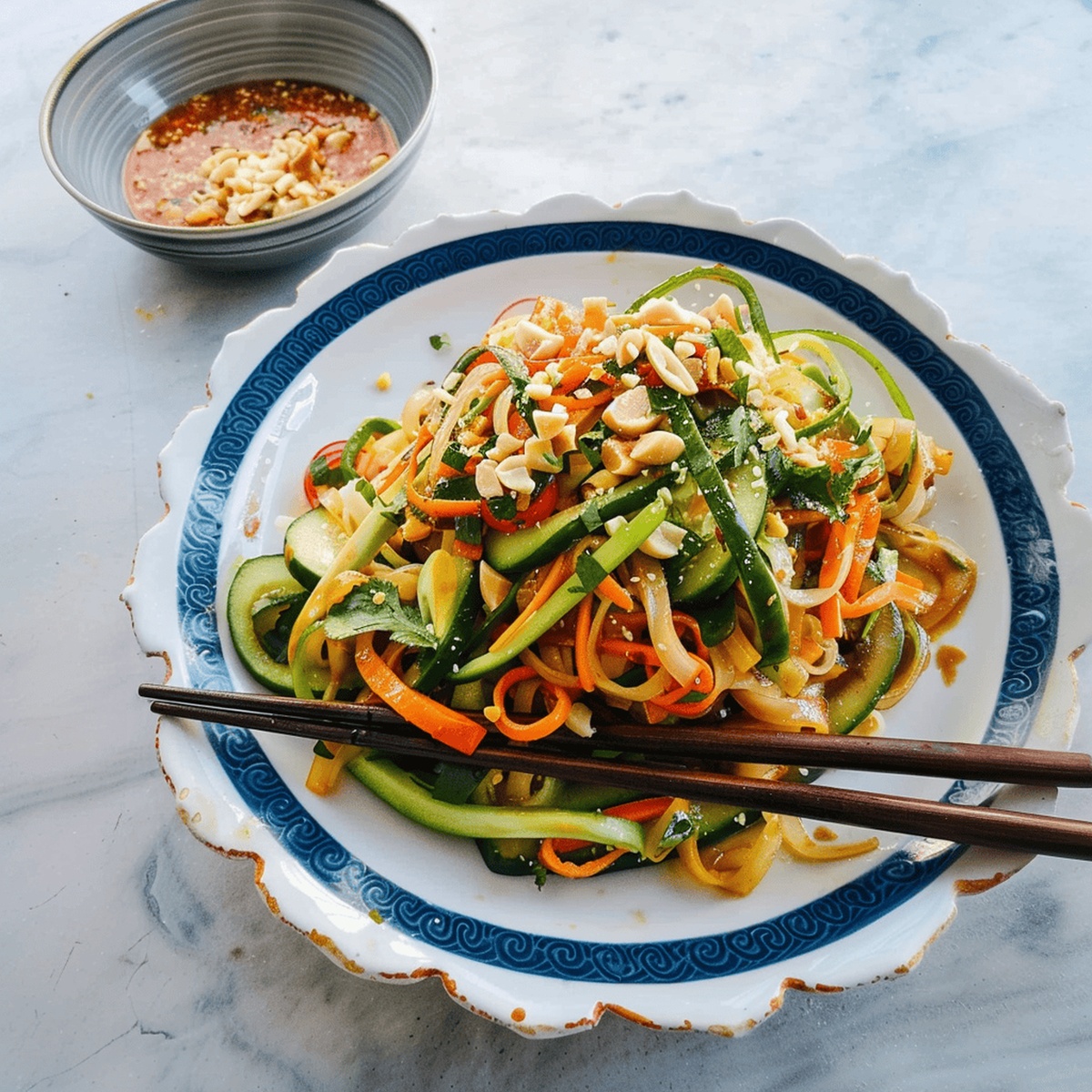 Zesty Low-Carb Pad Thai Salad Recipe