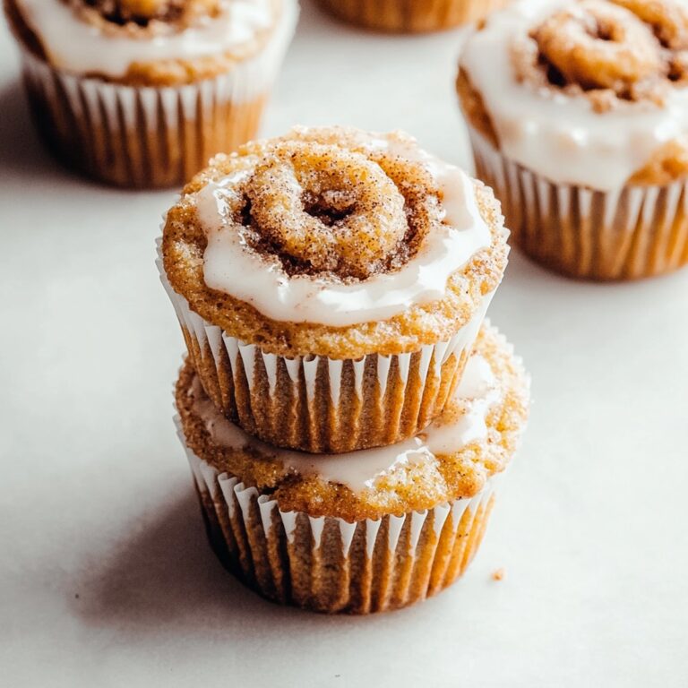 Fluffy Cinnamon Roll Muffins Recipe