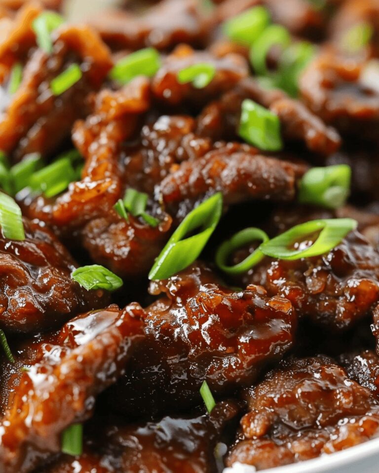Sizzling Mongolian Beef Recipe