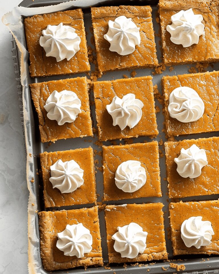 Pumpkin Pie Bars Recipe