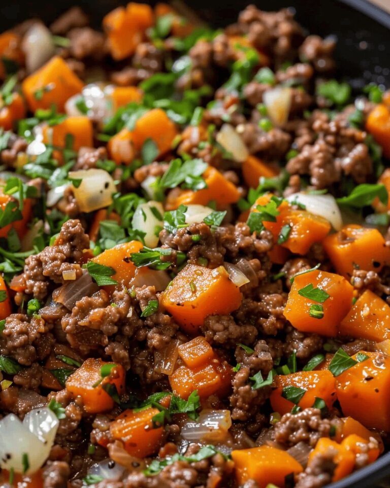 Hearty Beef and Sweet Potato Hash Recipe