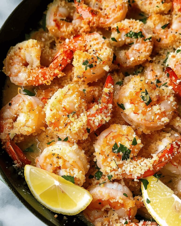 Crispy Baked Shrimp Scampi Recipe
