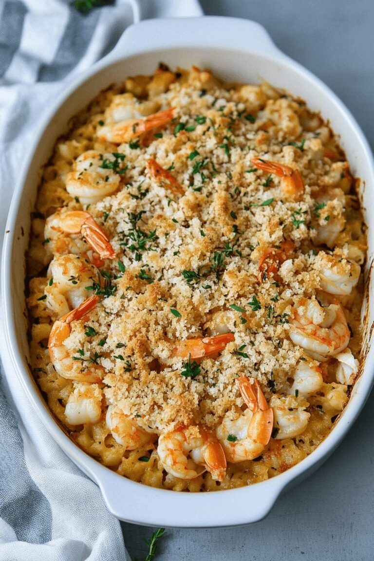 Cheesy Crab and Shrimp Casserole Recipe