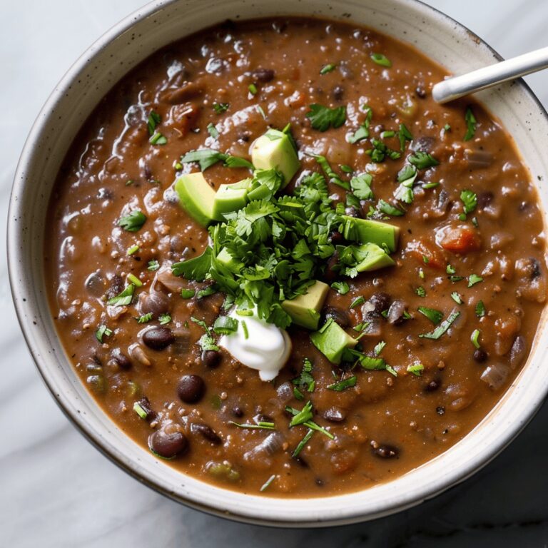 Easy Black Bean Soup Recipe