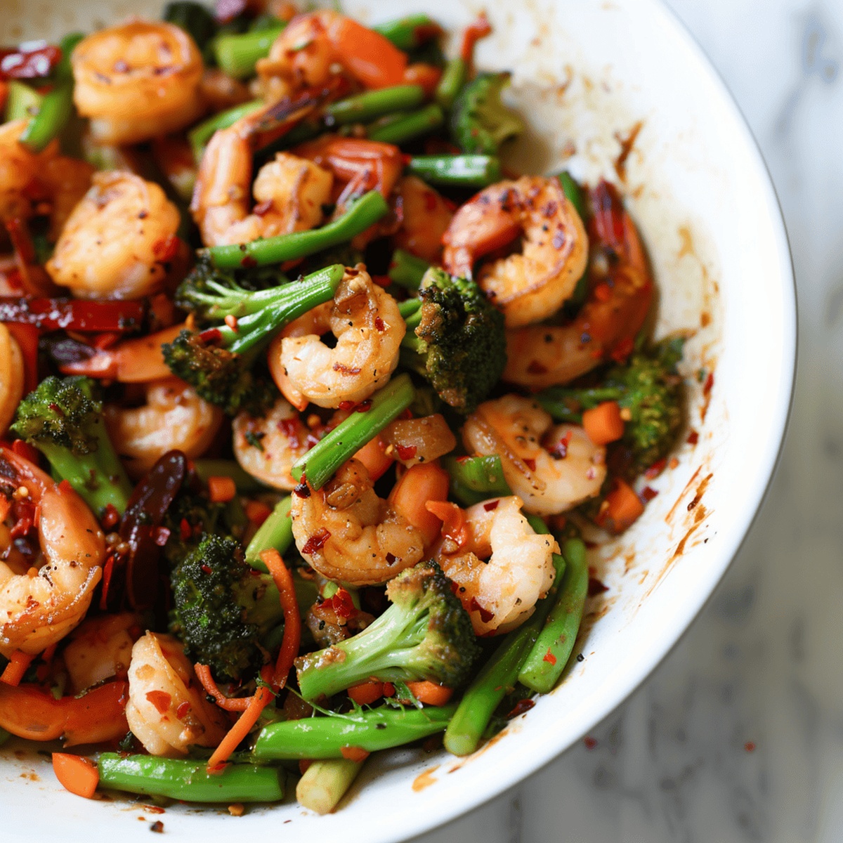 15-Minute Spicy Shrimp And Vegetable Stir-Fry Recipe
