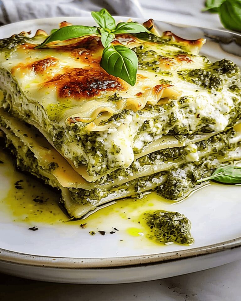 Pesto butter Layered Lasagna Recipe