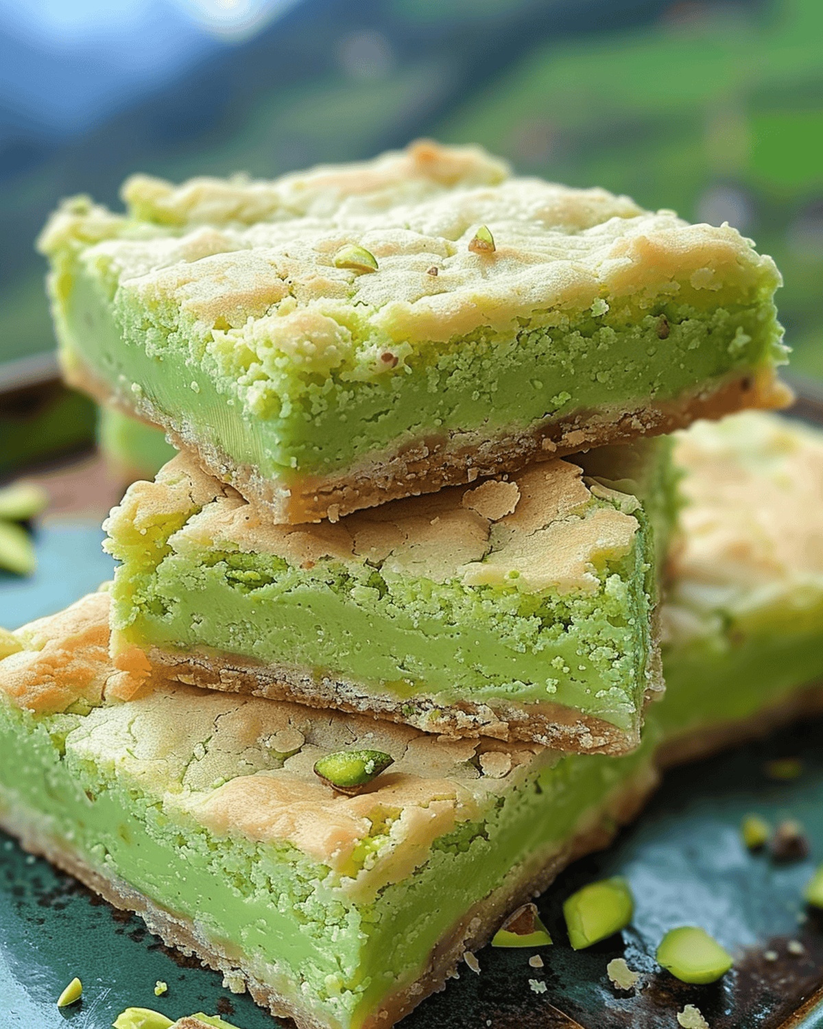 Dreamy Pistachio Dream Cookie Bars Recipe