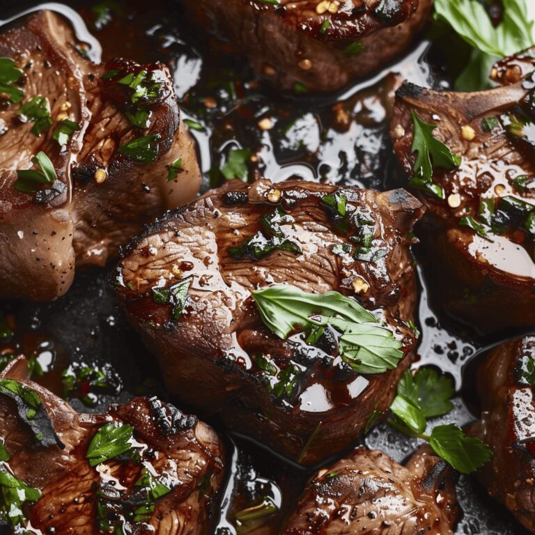 20-Minute Garlic Butter Lamb Chops Recipe