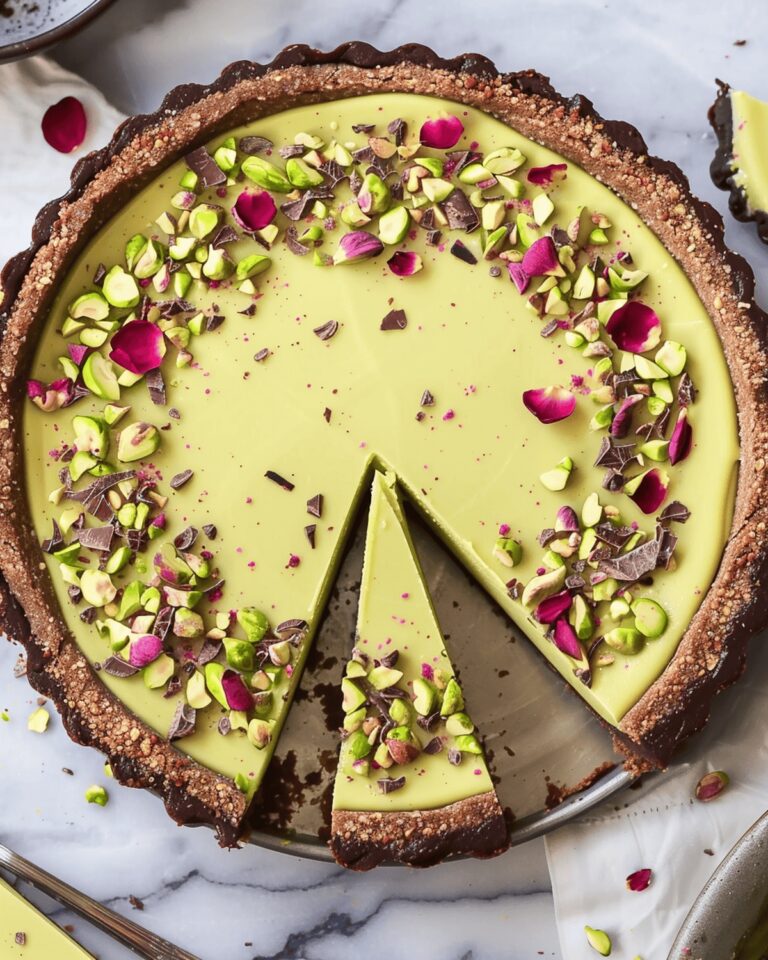Creamy Pistachio Tart Recipe