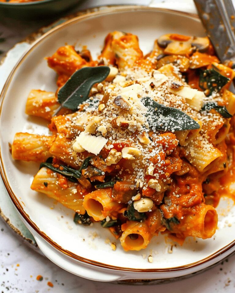 Pasta Bake with Pumpkin Tomato Sauce Recipe
