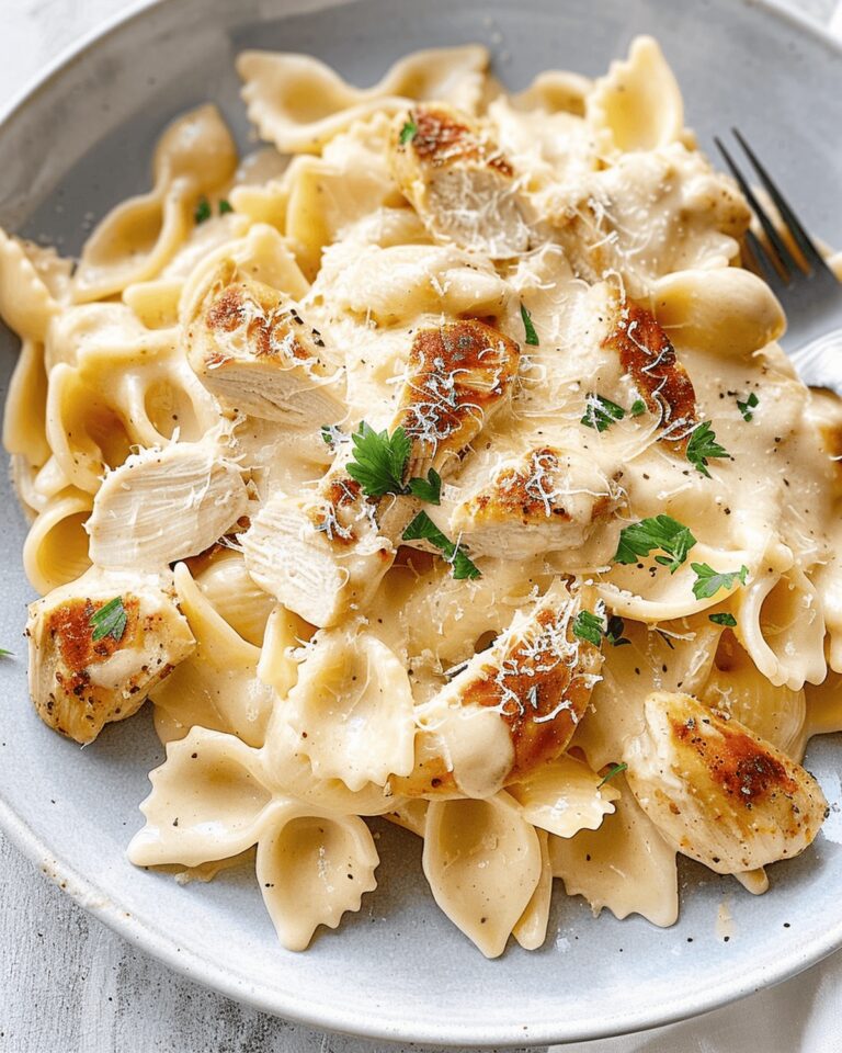 Creamy Garlic Chicken Pasta Recipe